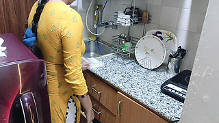 I Find My Horny Step Mom in the Kitchen - Porn in Hindi