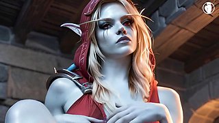 Scorching Sylvanas gets her sweet pussy pounded in wild 3D animation