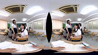 There Are Very Few Men In The School, And Girls Are Overpowering! Part 1 - Japanese Harem Pov Vr