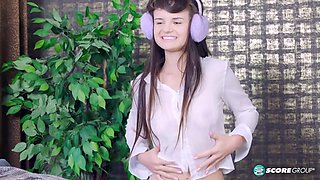 Schoolgirl Olivia Zlota Has Titty-Bouncing Sex with a Hung Guy