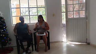 My stepson's English teacher invites me to her house and I end up fucking her big ass and leaving my semen in her mouth