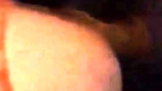 Hairy Girl Fucks Her Monster Dildo