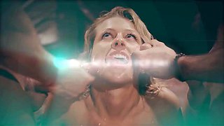 MIXEDX - Blonde Busty Bombshell Christina Shine Gets fucked Hard By His Black Stepdad