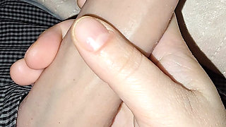 Step mom handjob massive dick while get a decision