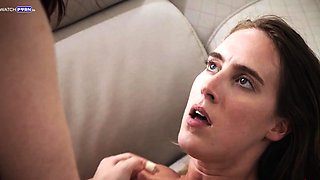 Blonde and brunette lesbians licking and sucking pussy