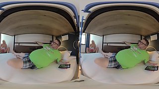 Lisi Kitty Fucks Two Guys in a Bunk Bed with a Creampie & A2P - TadPoleXXXStudio