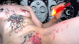Emo Teen Becka Solo Webcam Masturbation Porn