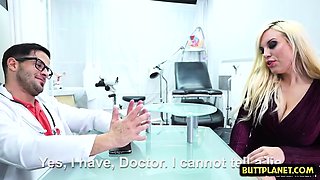 Big tits doctor sex with cumshot