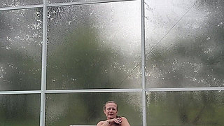 Bunny B Playing in the Hot Tub