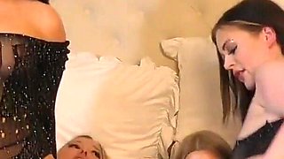 Scarlett & Jasmine & Charlie & Catalia - Bedroom Lesbians