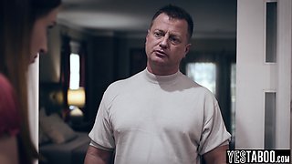 Distraught pregnant teen manipulated and pounded by BFs stepdad