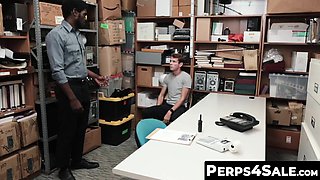 Perps4Sale.com - Bearded black cock nailed Jock suspect with his huge cock