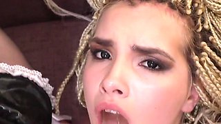 Fucked a Young Cow with Big Tits in Anal