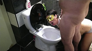 Slave Slut Mouth Served as a Toilet