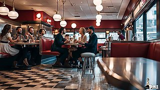 Curvy Waitress Sucks off the Boss for a Raise