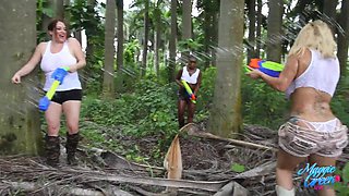 Nina Kayy, Lola Fae, Harmonie Marquis, Maggie Green & Sara Jay's threesome!