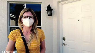 Reality POV video of pornstar wife Cory Chase with glasses