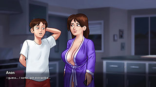 hot aunty make seen with her dever part 8