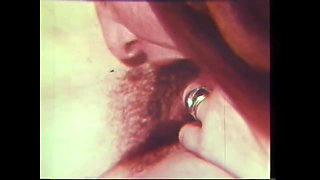 Nasty vintage threesome for a big cock