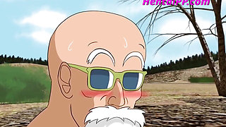 Android 18 ( Dragon Ball Z ) Prostitute Outdoor ( Cartoon Parody )