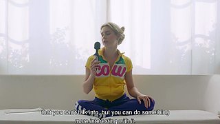 Pretty Blonde Teen Uses Fingers And Toys On Her Juicy Snatch