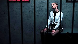 Sex Escape Room - Redhead gets Used like a Doll in Time Stop Freeze Fetish Porn