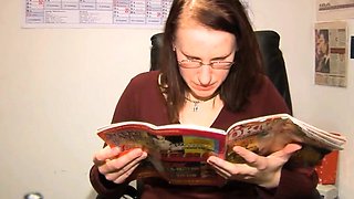 Lesbian next door arranges a sex date