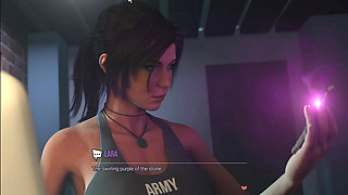 Croft Adventure 1 Lara Got Her Pussy and Tits All Pleasured