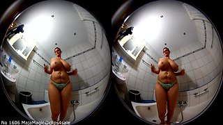 A Milk Shower For Busty Cleo - Huge Tits Bbw Solo