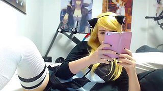 Emo Teen Becka Solo Webcam Masturbation Porn