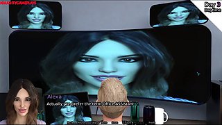 Sexbot - Sexy teacher with big tits seduces lucky guy, Busty sex teacher wants to Fuck Them - Hottest Gameplay Moments