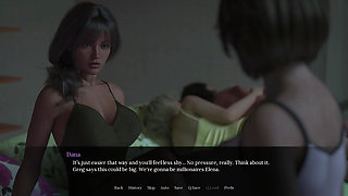 The Good Family - V0.03 - Dara fingered Elena and made her cum - Demo