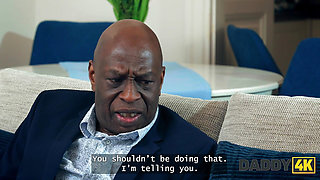 DADDY4K. SLUTTY WEDNESDAY IS CHEATING on her BF WITH BIG BLACK COCK