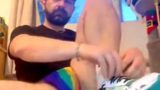 Slow Strip and Intense Solo Release on Chair