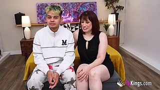 18 Years Vs Experienced MILF - Lucia Bianco Gives a Class to a Guy