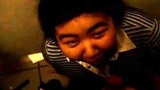 Asian BBW Amateur Facial in a Public Bathroom