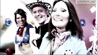 Ben Dover: Two hot brunettes get pounded by two guys