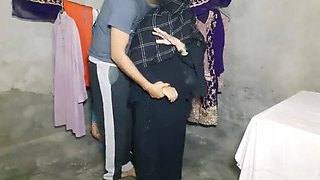 Desi Indian Shop Owner Fucks Customer Hard in Clothes Store - Rough Hindi Sex with MILF and Big Cock
