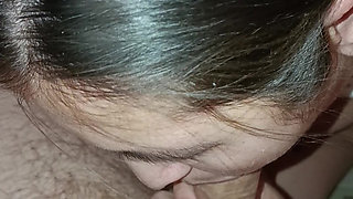 Alyona can't get past a dick without sucking it and jerking it off