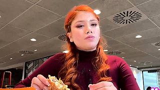 Bukkake Whore Cum Walk To McDonalds