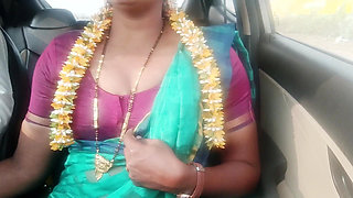 Step Dad Angry Daughter in Law Car Sex Telugu Crazy Dirty Talks. Part -2