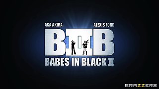 Babes In Black 2 With Alexis Ford, Asa Akira, Keiran Lee - Brazzers