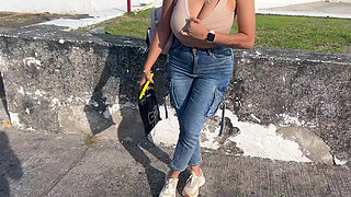 Massive Natural Tits Mexican MILF, Letzy Lizz, Takes a Trip to the Sex Shop