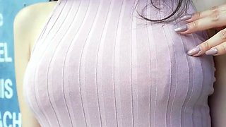 Asian Teen ARIEL SPINNER striptease masturbating