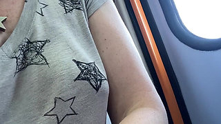 Pussy N Pubes Play in Transport Makes My Fingers Smell Amazing!