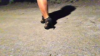 High Heel Nylon Walk