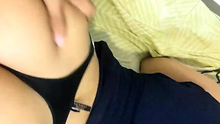 Horny Brazilian bi-atch deep-throats ginormous dick and