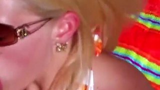 Beach anal fuck for blonde milf Mollie Wood loving big cock