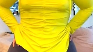 cute cutie redhead flashing ass on live webcam