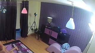 Big tit black amateur teen sucking some cock on cam